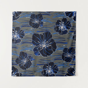 Beautiful seamless pattern with watercolor stylise tapestry