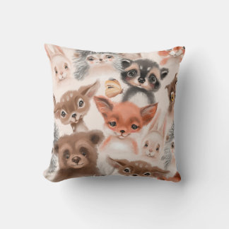 Beautiful seamless, tileable, watercolor pattern w cushion