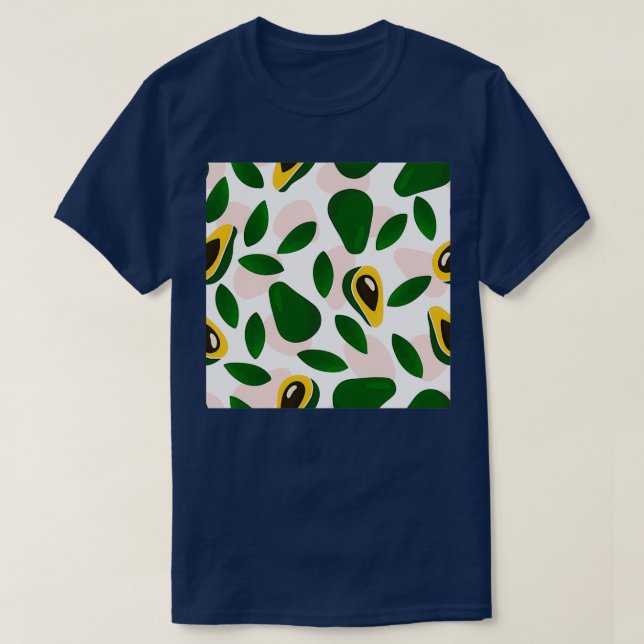 Beautiful seamless with avocado T-Shirt (Design Front)