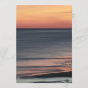 Beautiful Seaside Sunset Celebration Blank Invitation