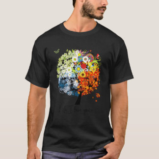 Beautiful Seasons Celebration Tree Love The Season T-Shirt