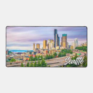 Beautiful Seattle, Washington, USA Desk Mat