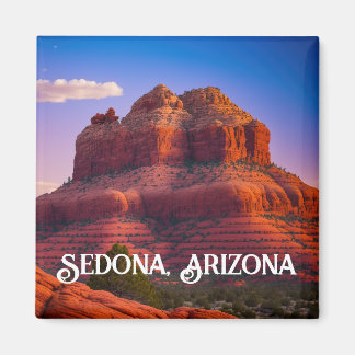 Beautiful Sedona Arizona Red Rocks Landscape Art T Magnet