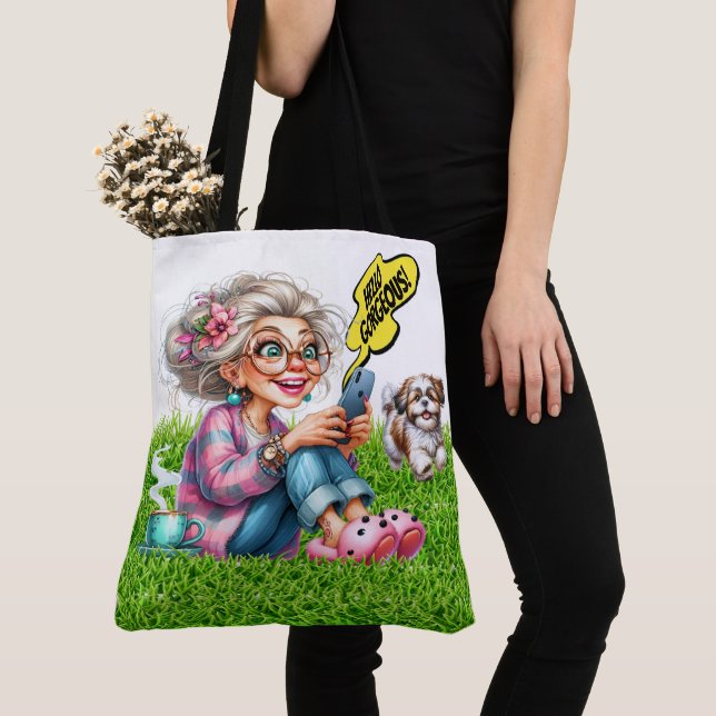 Beautiful Senior - See Back!  Tote Bag (Close Up)