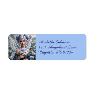 Beautiful September Fairy in Asters