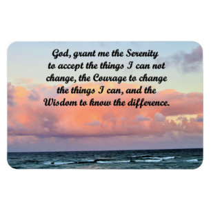 BEAUTIFUL SERENITY PRAYER MAGNET