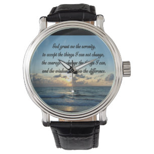 BEAUTIFUL SERENITY PRAYER OCEAN PHOTO WATCH