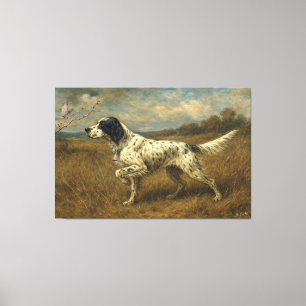 Beautiful Setter , Art Canvas Print