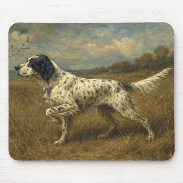 Beautiful Setter  , Art Mouse Mat (Front)