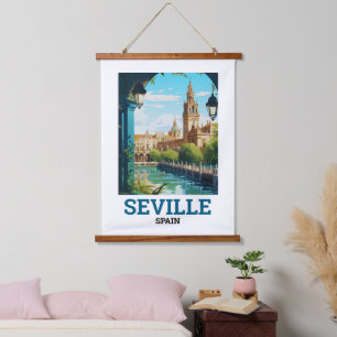 Beautiful Sevilla Beauty of Andalusia Spain Travel Hanging Tapestry