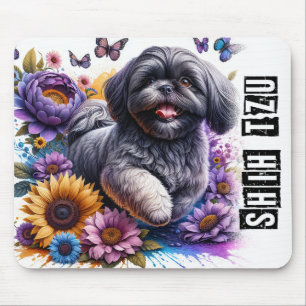 Beautiful Shih-Tzu Dog Mouse Mat