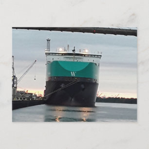  beautiful ship savannah georgia postcard