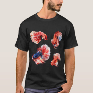 Beautiful Siamese Fighting Fishes T-Shirt