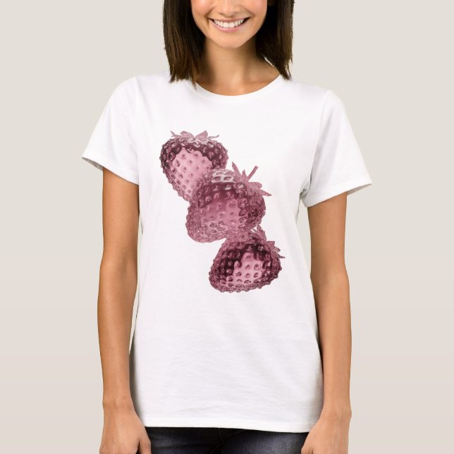 Beautiful Silver ABSTRACT ART Statement Design T-Shirt (Front)