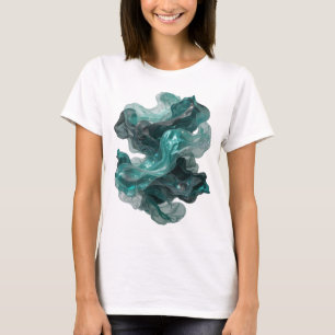 Beautiful Silver ABSTRACT ART Wearable Art T-Shirt