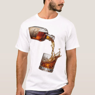 Beautiful Silver GLENFIDDICH SINGLE MALT WHISKY T-Shirt