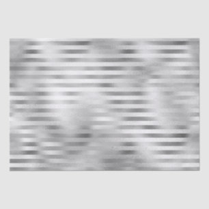 Beautiful Silver Striped Wedding  Tissue Paper