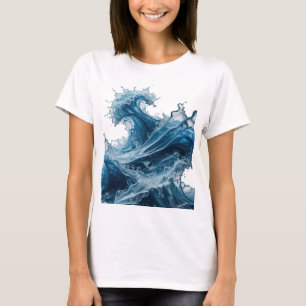 Beautiful Silver WATER SPLASH Custom Tee v2
