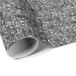 Beautiful Silver Wedding Confetti Wrapping Paper<br><div class="desc">Beautiful Silver Wedding Confetti Print. Great for a wedding, anniversary or any special occasion or event. ⭐This Product is 100% Customisable. Graphics and / or text can be added, deleted, moved, resized, changed around, rotated, etc... 99% of my designs in my store are done in layers. This makes it easy...</div>