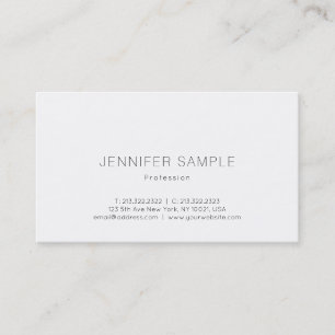 Beautiful Simple Design Professional Plain Luxury Business Card