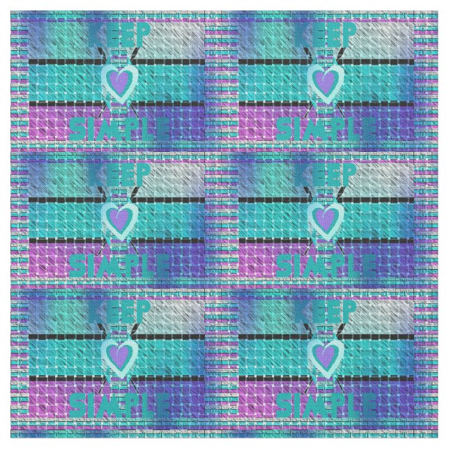 Beautiful Simple Personalised designed artistic Fabric (Close Up)