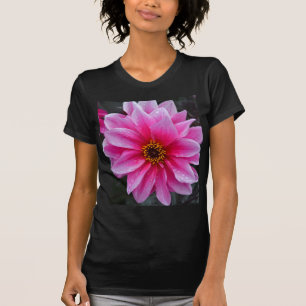 Beautiful single pink dahlia flower T-Shirt