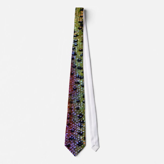 "Beautiful Skin, Rainbow Bronze" Tie (Front)