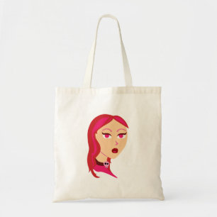 Beautiful Skull Girl Tote Bag