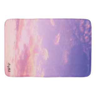 Beautiful sky bath mat