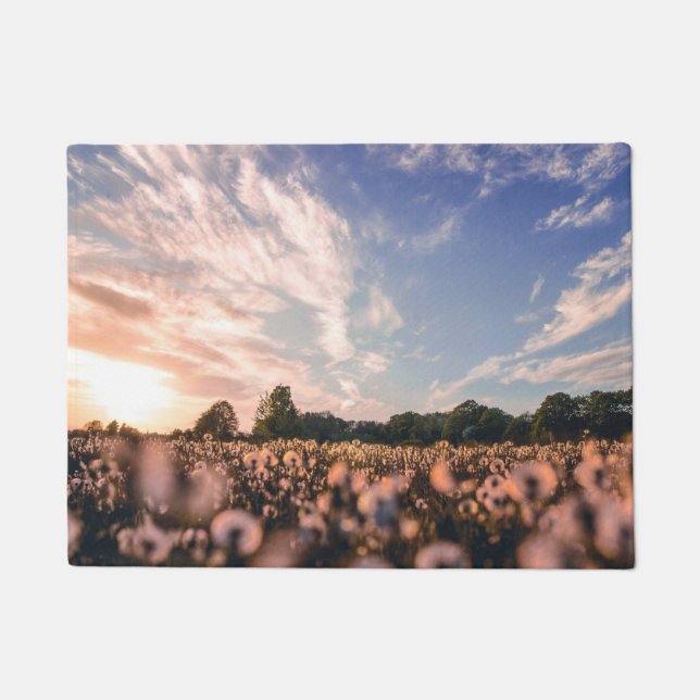 beautiful sky over the plain doormat (Front)