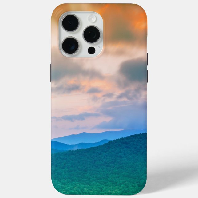 Beautiful sky,red clouds Case-Mate iPhone case (Back)