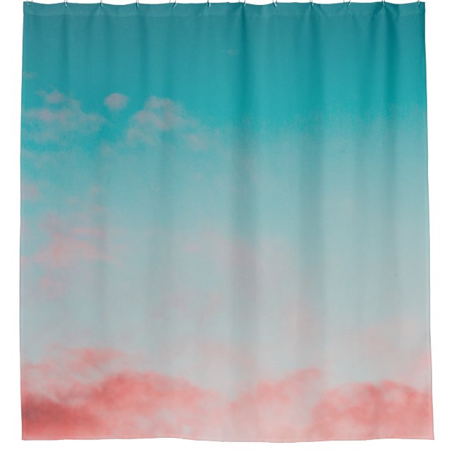 Beautiful sky shower curtain (Front)