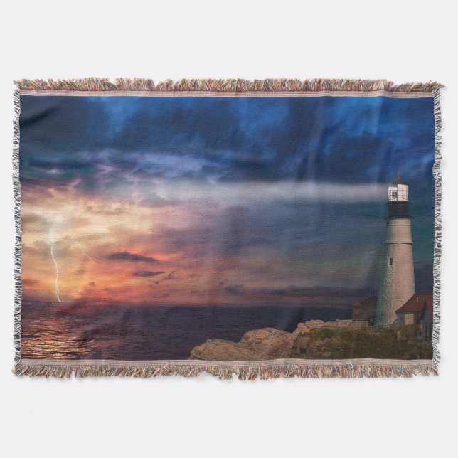 beautiful sky throw blanket (Front)