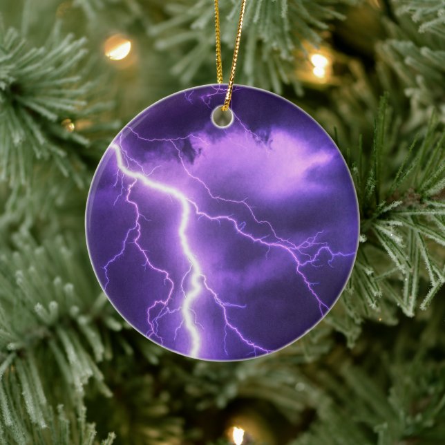 beautiful sky, thunder ceramic tree decoration (Tree)