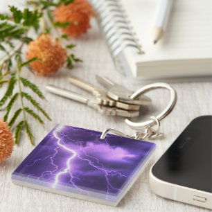 beautiful sky, thunder key ring