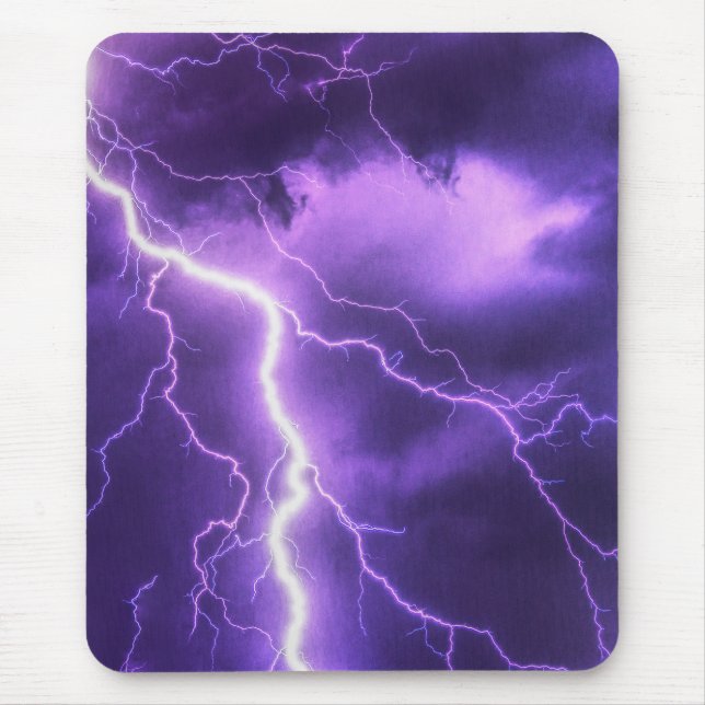 beautiful sky, thunder mouse mat (Front)