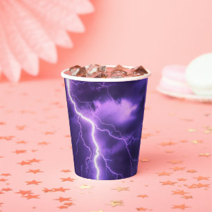 beautiful sky, thunder paper cups