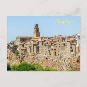 Beautiful skyline of Pitigliano, Tuscany Postcard