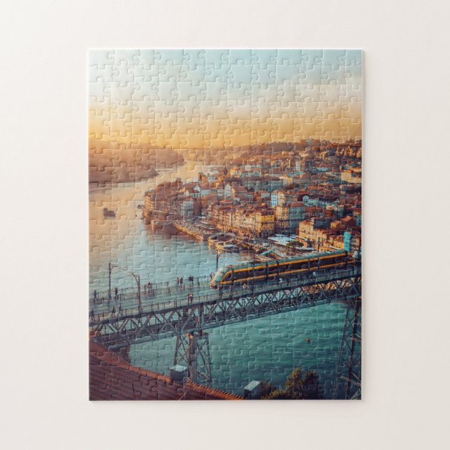 Beautiful Skyline View of Porto Portugal Jigsaw Puzzle (Vertical)