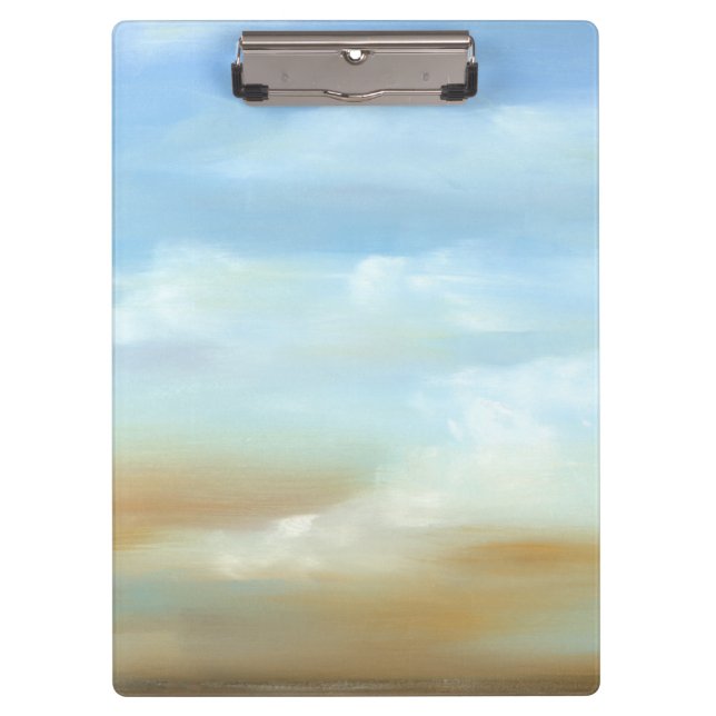 Beautiful Skyscape with Fluffy Clouds Clipboard (Front)
