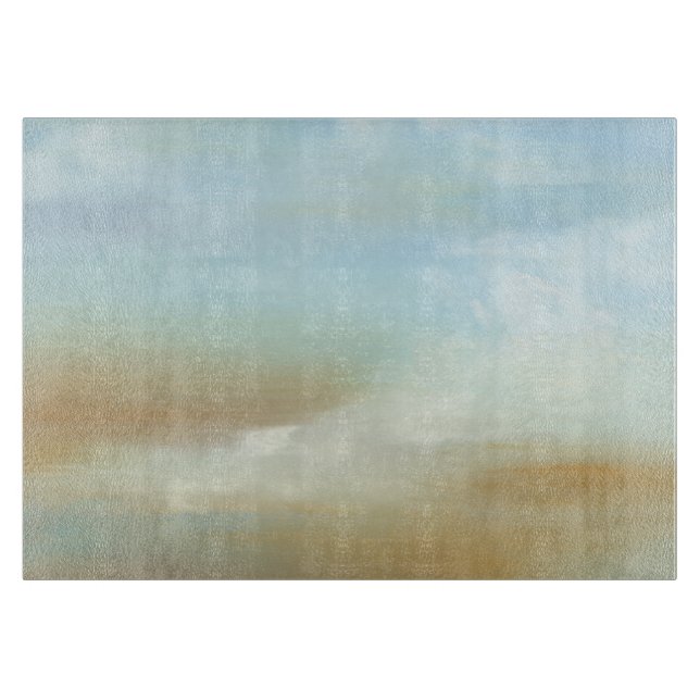 Beautiful Skyscape with Fluffy Clouds Cutting Board (Front)