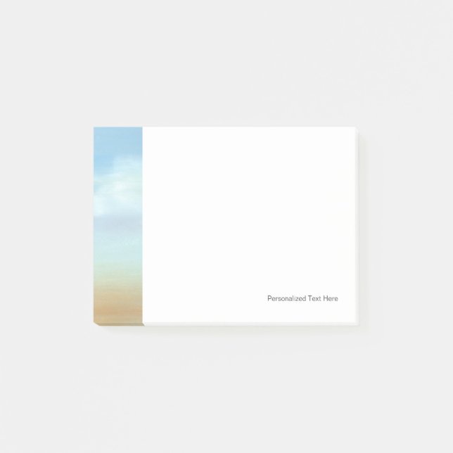Beautiful Skyscape with Fluffy Clouds Post-it Notes (Front)