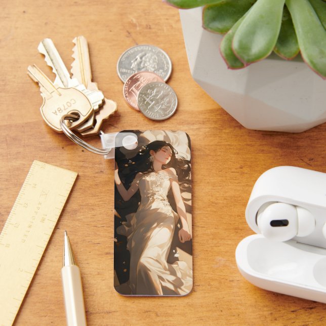 Beautiful Sleeping Bride Anime Key Ring (Desk)