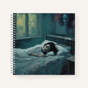 Beautiful Sleeping Girl Dreams Notebook