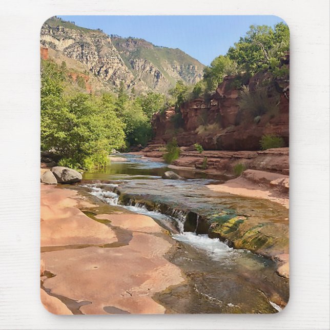 Beautiful Slide Rock State Park Mousepad (Front)