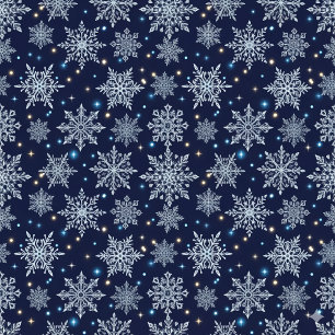beautiful snow crystal pattern wrapping paper