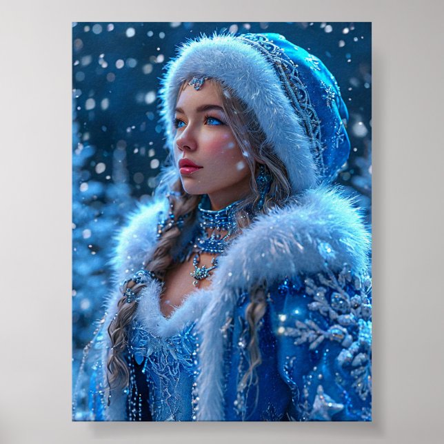 Beautiful Snow Maiden Poster (Front)