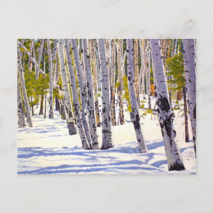 Beautiful Snow Mountain Christmas Card