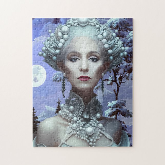 Beautiful Snow Queen Fantasy Photography  Jigsaw Puzzle (Vertical)