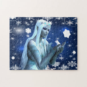 Beautiful Snow Queen Jigsaw Puzzle